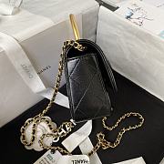 Chanel Handle Black Bag Size 9 x 17.2 x 3.5 cm - 6