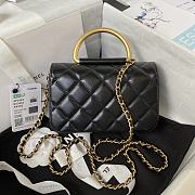 Chanel Handle Black Bag Size 9 x 17.2 x 3.5 cm - 3