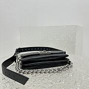 Balenciaga BB Soft Flap Bag Leather Black Size 23 cm - 5