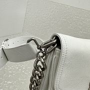Balenciaga BB Soft Flap Bag Leather White Size 23 cm - 2