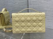 Dior Miss Dior Top Handle Bag Yellow Size 24 x 7.5 x 14 cm - 3