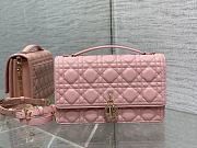 Dior Miss Dior Top Handle Bag Pink Size 24 x 7.5 x 14 cm - 1