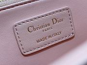 Dior Miss Dior Top Handle Bag Pink Size 24 x 7.5 x 14 cm - 3
