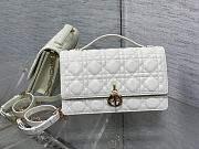 Dior Miss Dior Top Handle Bag White Size 24 x 7.5 x 14 cm - 6