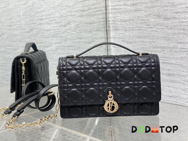 Dior Miss Dior Top Handle Bag Black Size 24 x 7.5 x 14 cm - 1