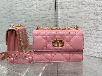 Dior Miss Caro Mini Bag Pink Size 17.3 x 13 × 7.5 cm