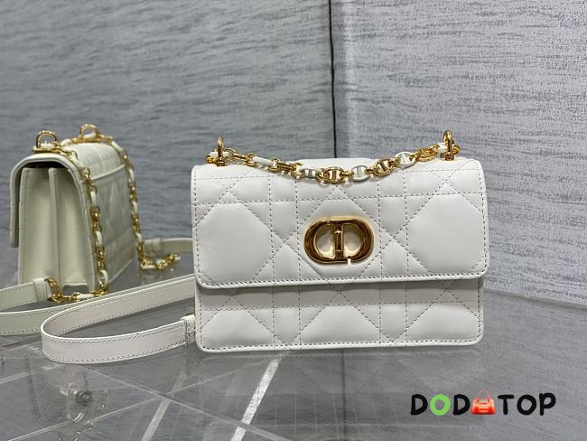 Dior Miss Caro Mini Bag White Size 17.3 x 13 × 7.5 cm - 1