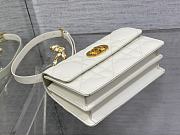 Dior Miss Caro Mini Bag White Size 17.3 x 13 × 7.5 cm - 5