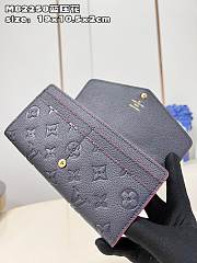 Louis Vuitton Wallet M82257 Dark Blue Size 19 x 10.5 x 2 cm - 2