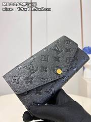 Louis Vuitton Wallet M82257 Black Size 19 x 10.5 x 2 cm - 1