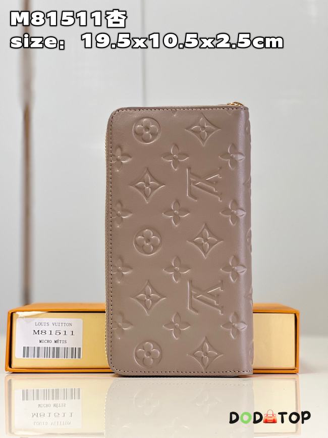 Louis Vuitton Zippy Wallet M81511 Taupe Size 19 x 10.5 x 2.5 cm - 1