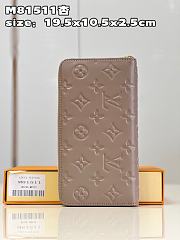 Louis Vuitton Zippy Wallet M81511 Taupe Size 19 x 10.5 x 2.5 cm - 1