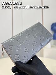 Louis Vuitton Zippy Wallet M81511 Grey Size 19 x 10.5 x 2.5 cm - 3