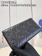 Louis Vuitton Zippy Wallet M81511 Black Size 19 x 10.5 x 2.5 cm - 4