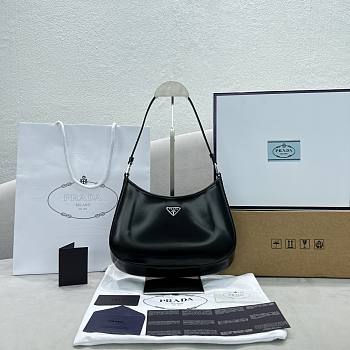 Prada Cleo Shoulder Bag Black Size 27 x 19 x 5 cm