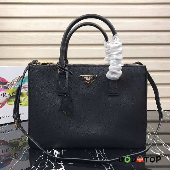 Prada Galleria Black Bag Size 33 x 24 x 15 cm - 1