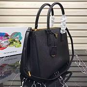 Prada Galleria Black Bag Size 33 x 24 x 15 cm - 4