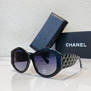 Chanel Oval Frame Sunglasses  - 5