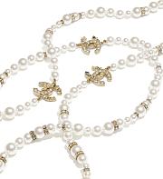 Chanel Pearl Logo Necklace - 5