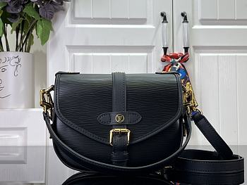 Louis Vuitton LV Saumur BB Epi Leather Black M23469 Size 20 x 16 x 7.5 cm