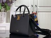 Louis Vuitton Lock & Go Lockme Leather M22311 Black Size 24.5 x 19 x 10.5 cm - 2