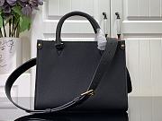 Louis Vuitton Lock & Go Lockme Leather M22311 Black Size 24.5 x 19 x 10.5 cm - 5