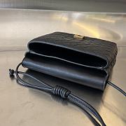 Bottega Veneta Trio Intrecciato Leather Bag Black Size 19 x 15 x 6 cm - 2