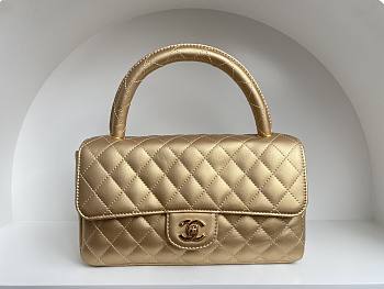 Chanel Vintage Handle Bag Gold Size 25 cm (Limited)