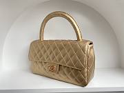 Chanel Vintage Handle Bag Gold Size 25 cm (Limited) - 6