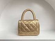Chanel Vintage Handle Bag Gold Size 18 cm (Limited) - 3