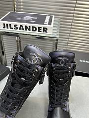 Chanel Leather Black Boots - 5