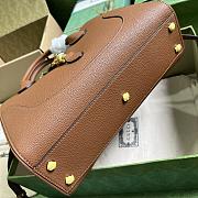 Gucci Jackie 1961 Small Natural Grain Tote Brown Size 30 x 23 x 12 cm - 4