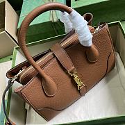 Gucci Jackie 1961 Small Natural Grain Tote Brown Size 30 x 23 x 12 cm - 2