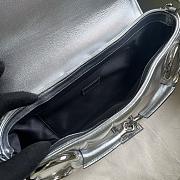 Gucci Horsebit Chain Medium Shoulder Bag White Size 38 x 15 x 16 cm - 3