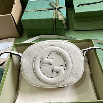 Gucci Blondie Mini Shoulder Bag White Size 15 x 20 x 8 cm