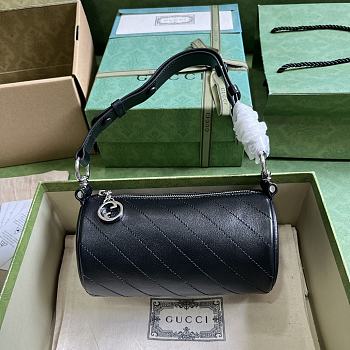 Gucci Blondie Mini Shoulder Bag Black Size 10 x 18.5 x 10 cm