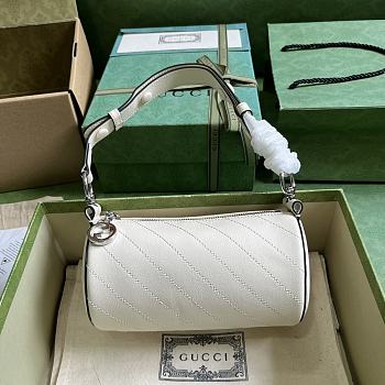 Gucci Blondie Mini Shoulder Bag White Size 10 x 18.5 x 10 cm