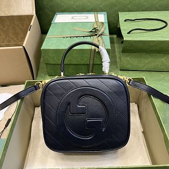 Gucci Blondie Top Handle Bag Black Size 17 x 15 x 9 cm