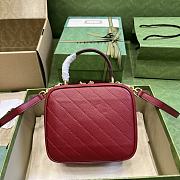 Gucci Blondie Top Handle Bag Red Size 17 x 15 x 9 cm - 5