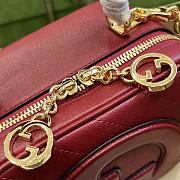 Gucci Blondie Top Handle Bag Red Size 17 x 15 x 9 cm - 4