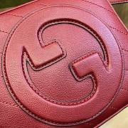 Gucci Blondie Top Handle Bag Red Size 17 x 15 x 9 cm - 2