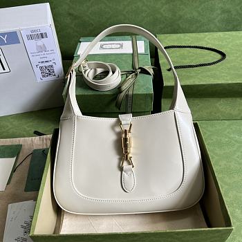 Gucci Jackie 1961 Small Shoulder Bag White Size 28 x 19 x 4.5 cm