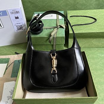 Gucci Jackie 1961 Small Shoulder Bag Black Size 28 x 19 x 4.5 cm