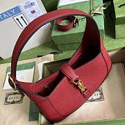Gucci Jackie 1961 Small Shoulder Bag Red Size 28 x 19 x 4.5 cm - 6