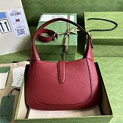 Gucci Jackie 1961 Small Shoulder Bag Red Size 28 x 19 x 4.5 cm - 4