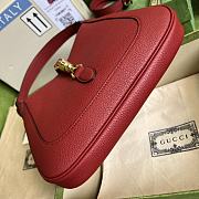 Gucci Jackie 1961 Small Shoulder Bag Red Size 28 x 19 x 4.5 cm - 2