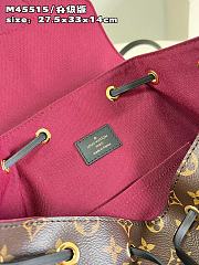 Louis Vuitton LV M45515 Montsouris PM Backpack Size 27.5 x 33 x 14 cm - 3