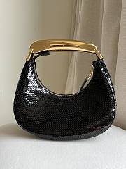 Tom Ford Bianca Hobo Black Bag Size 23 x 22 x 8 cm - 6