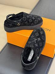 Louis Vuitton LV Aspen Platform Clog Shoes Black/Brown - 4