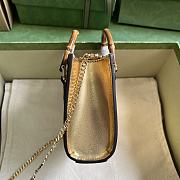  Gucci Diana Super Mini Bag In Gold Leather Size 16.5 x 12 x 6 cm - 6